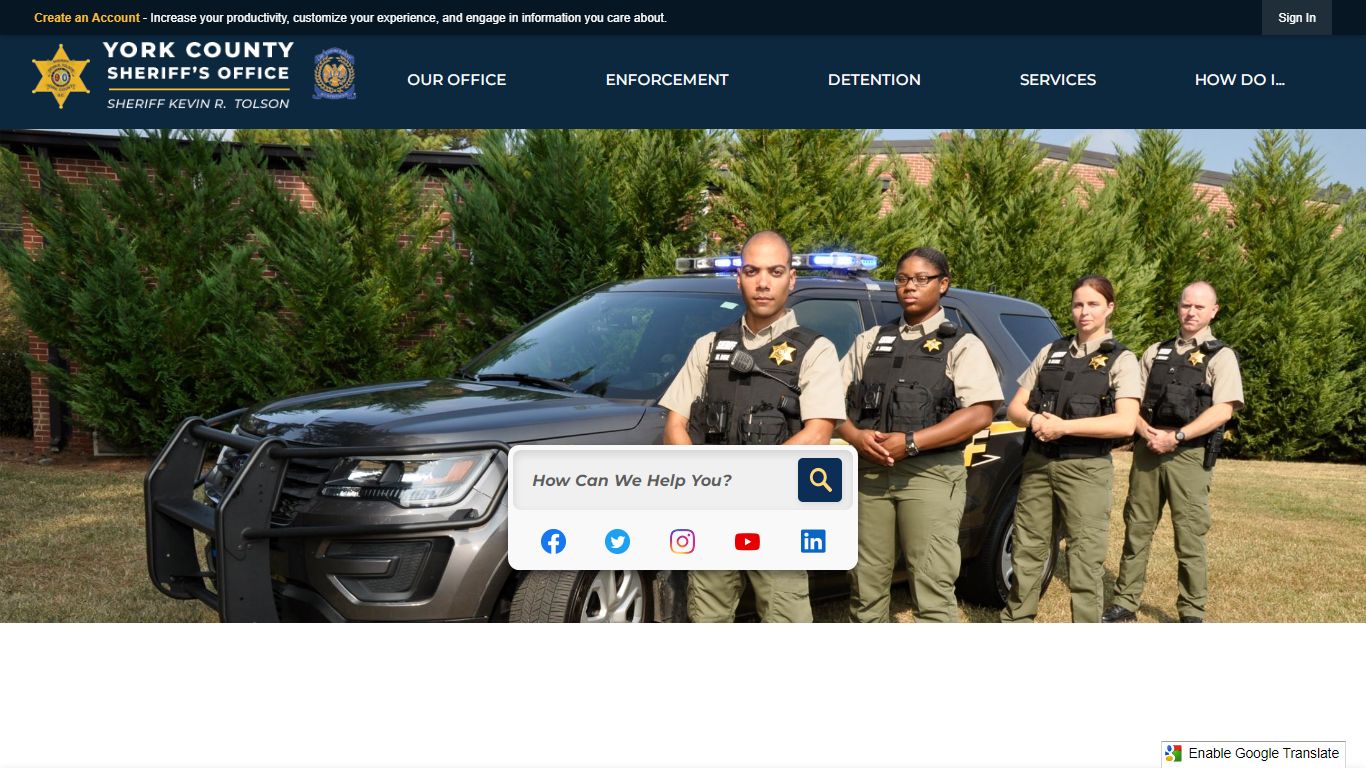 York County Sheriffs, SC | Official Website